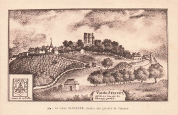 FRANCE - Le Vieux Sancerre - D'après Une Gravure De L'époque - Vue De Sancerre - Carte Postale Ancienne - Sancerre