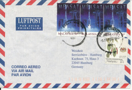 Malaysia Wilayah Persekutuan Air Mail Cover Sent To Germany 5-10-1996 - Malaysia (1964-...)
