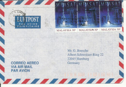 Malaysia Air Mail Cover Sent To Germany 15-10-1996 - Malaysia (1964-...)