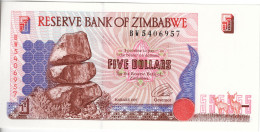 ZIMBABWE - 5 Dollars 1997 UNC - Zimbabwe