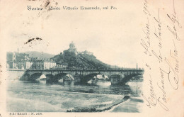 ITALIE - Torino - Ponte Vittorio Emanuele, Sul Po - Dos Non Divisé - Carte Postale Ancienne - Ponti