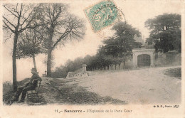 FRANCE - Sancerre - L'esplanade De La Porte César - Carte Postale Ancienne - Sancerre