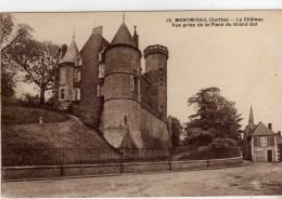 Montmirail Le Chateau Pris De La Place Dugrand Got - Montmirail