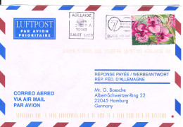 Australia Air Mail Cover Sent To Germany Adelaide 30-9-1998 Single Franked - Briefe U. Dokumente