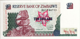 ZIMBABWE - 10 Dollars 1997 UNC - Simbabwe