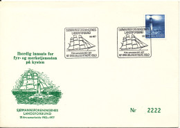 Norway Cover Sjömannsforeningens Landsforbund Oslo 3-6-1977 Nice Cover With Cachet And Lighthouse Stamp - Briefe U. Dokumente