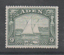 Aden, MNH, 1937, Michel 2, Sailing Boat - Aden (1854-1963)