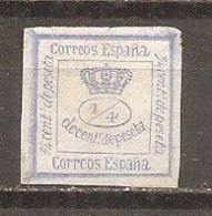 España/Spain-(MH/(*)) - Edifil  115 (1/4) - Yvert 129a - Nuovi