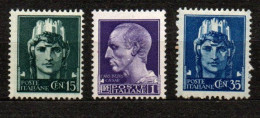 1945 - Italia - Luogotenenza 526/28 Imperiale Con Fasci    ------ - Nuevos