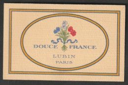 Carte Parfumée   Douce France - Lubin - Antiguas (hasta 1960)