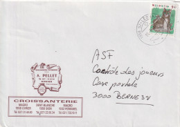 Motiv Brief  "Boulangerie Patisserie Pellet, Uvrier / Sion / Romanel"        1991 - Lettres & Documents