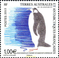 351111 MNH ANTARTIDA FRANCESA 2015 PINGUINO EMPERADOR - Nuevos