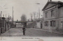 . 95 . SAINT-OUEN-L'AUMÔNE . La Gare . Exterieure . Pont . - Saint-Ouen-l'Aumône