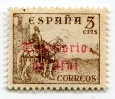 [FBL ● A-03] IFNI - 1948 - Spanish Stamps Overprinted "Territorio De Ifni" In Gothic Script - 5 Cts - Edifil ES-IF 39 - Ifni