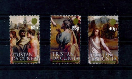 Tristan Da Cunha 3 Timbres Neufs Religion - Tristan Da Cunha