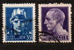 1945 - Italia - Luogotenenza 527/28 Imperiale Con Fasci   ------ - Gebraucht