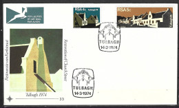 AFRIQUE DU SUD. N°351-2 De 1974 Sur Enveloppe 1er Jour. Restauration De Tulbagh. - FDC
