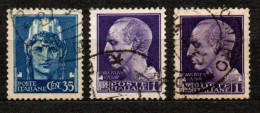 1945 - Italia - Luogotenenza 527 + 528 X 2 Imperiale Con Fasci   ------ - Usados