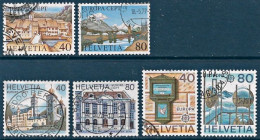 Switzerland 1977, 1978 & 1979, Europa CEPT - Lot Of 3 Sets (6 Stamps) Used - Collezioni