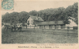 St Michel Sur Orge Et Perray * 1905 * Parc De Lormoy * Le Haras * Thème Hippique Hippisme Chevaux - Saint Michel Sur Orge
