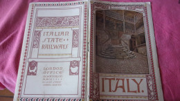 TOURING CLUB ITALIANO ITALIAN STATE RAILWAYS - Tourism Brochures