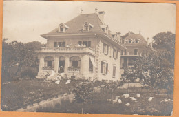 Montalegre Switzerland 1914 Real Photo Postcard - Cologny