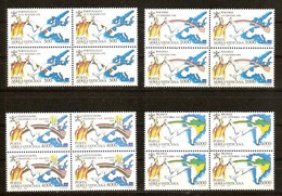 Vatican Vatikaan 1992 Yvertn° LP PA 92-95 *** MNH 4 Séries Cote 90,00 Euro - Poste Aérienne