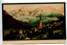 Tyrol Pitztal Lithographie Kuenstler Postkarte N°2358 - Pitztal