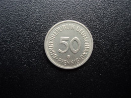 RÉPUBLIQUE FÉDÉRALE  ALLEMANDE : 50 PFENNIG   1981 G    KM 109.2     SUP+ - 50 Pfennig