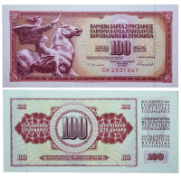 Banconota 100 Dinari Jugoslavia 1978 - Yougoslavie