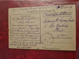 CARTE SCEY SUR SAONE FRANCHISE MILITAIRE CACHET MOREY A SCEY 1916 Pli Dans La Carte - Andere & Zonder Classificatie