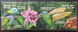 Brasilien 2011 Naturpark Tijuka 2v° Gebraucht Aus Block - Used Stamps