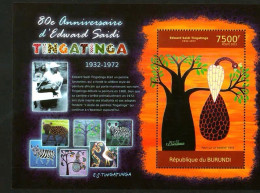 Burundi 2012 African Folk Painter Tingatinga Painted Baobab Tree,MS MNH - Nuovi