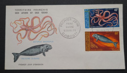 Afars Et Issas,  Timbres Numéros PA85 Et PA86 Sur Enveloppe. - Covers & Documents