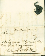 12 Bouches Du Rhône Marque D'Aix Manuscrite Du 30 JANV 1716 Beau Cachet De Cire Avec Armoiries Pour Paris - 1701-1800: Précurseurs XVIII