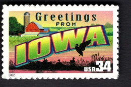 1938301938 2002 SCOTT 3575 (XX) POSTFRIS MINT NEVER HINGED  -  GREETINGS FROM AMERICA - IOWA - Unused Stamps