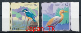 JAPANI Mi. Nr. 2140-2141 Wasservögel - MNH - Ongebruikt
