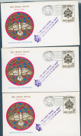 °°° Francobolli N.1765 - Vaticano Anno Conclave 3 Buste Del 21 - 6 1963 °°° - Storia Postale