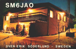 QSL Card - SWEDEN, FARSTA 1983  ( 2 Scans ) - Radio Amateur