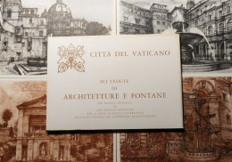 Carnet Sei Vedute Architetture E Fontane - Vatican