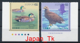 JAPANI Mi. Nr. 2156-2157 Wasservögel - MNH - Ungebraucht