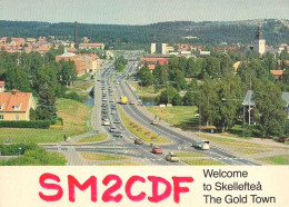 QSL Card - SWEDEN, SKELLEFTEA 1988  ( 2 Scans ) - Radio Amateur