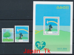 JAPANI Mi. Nr. 2170-2171, Block 166 Tag Des Briefschreibens - MNH - Nuevos