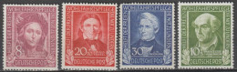 BRD - 1949 - YVERT N°3/6 ** MNH - COTE = 185 EUR. - - Ungebraucht