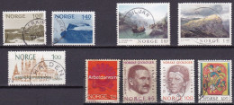 NO088A – NORVEGE - NORWAY – 1974 USED LOT – Y&T # 634-650 – CV 9,65 € - Oblitérés