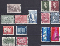 NO079 – NORVEGE - NORWAY – 1966 – FULL YEAR SET – Y&T # 491/504 USED 17 € - Gebraucht