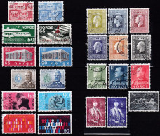 NO082 – NORVEGE - NORWAY – 1969 – FULL YEAR SET – Y&T # 534/57 USED 20 € - Oblitérés