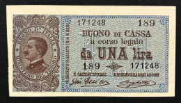 Vitt. Em. III° Buono Di Cassa 1 Lira 28 12 1917 Fds   LOTTO 2305 - Regno D'Italia – 1 Lire