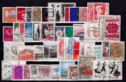 NO088B – NORVEGE - NORWAY – 1971-75 – FINE COLLECTION – SG # 663-754 USED 40,50 € - Usados