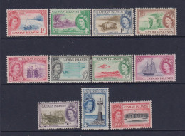 CAYMAN ISLANDS  - 1953 Elizabeth II Definitives Values To 10s Hinged Mint As Scan - Cayman Islands